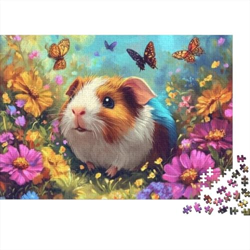 Puzzles 1000 Teile Für Erwachsene Colored Guinea Pig 1000-teiliges Puzzle. Spielzeug Zum Stressabbau 1000pcs (75x50cm) von KHHKJBVCE