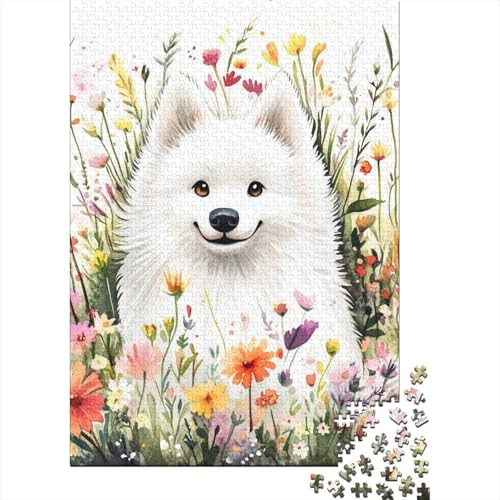 Puzzles 1000 Teile Für Erwachsene Cute Dog 1000-teiliges Puzzle Für Erwachsene, Lernspiele 1000pcs (75x50cm) von KHHKJBVCE