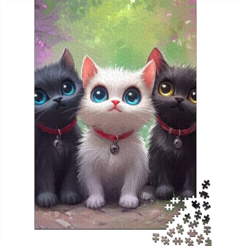 Puzzles 1000 Teile Für Erwachsene Cute Kitten 1000-teilige Puzzles Für Erwachsene 1000pcs (75x50cm) von KHHKJBVCE