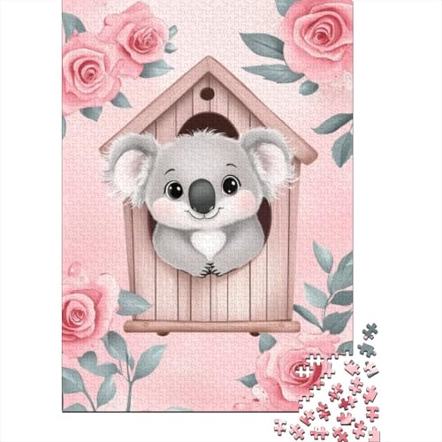 Puzzles 1000 Teile Für Erwachsene Cute Koala 1000-teiliges Puzzle. Spielzeug Zum Stressabbau 1000pcs (75x50cm) von KHHKJBVCE