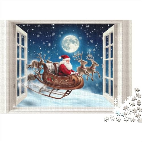 Puzzles 1000 Teile Für Erwachsene Father Christmas 1000-teiliges Puzzle. Spielzeug Zum Stressabbau 1000pcs (75x50cm) von KHHKJBVCE