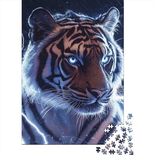 Puzzles 1000 Teile Für Erwachsene Tiger 1000-teiliges Puzzle Für Erwachsene, Lernspiele 1000pcs (75x50cm) von KHHKJBVCE