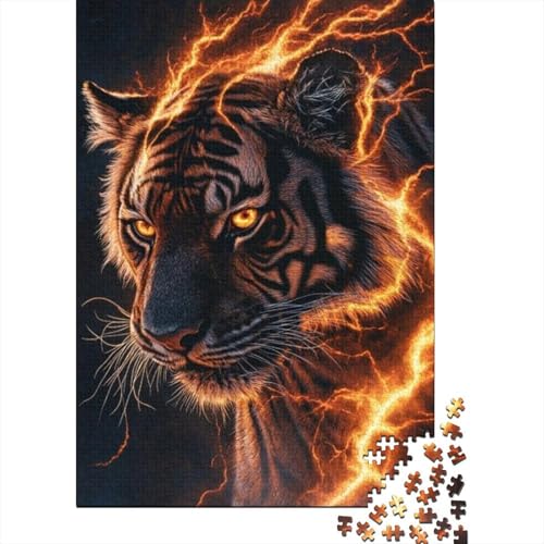 Puzzles 1000 Teile Für Erwachsene Tiger 1000-teiliges Puzzle. Spielzeug Zum Stressabbau 1000pcs (75x50cm) von KHHKJBVCE