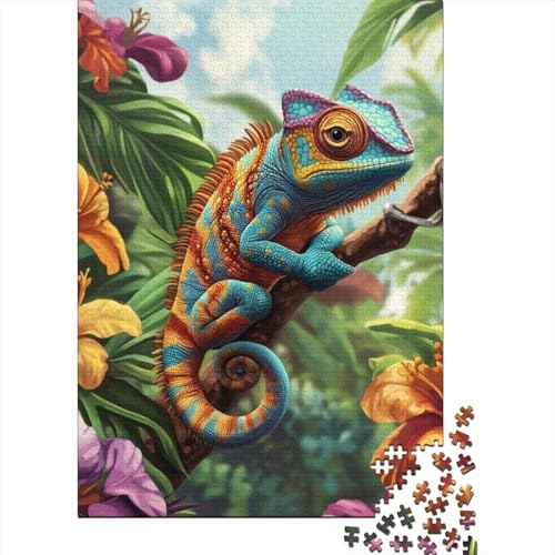 Puzzles 300 Teile Für Erwachsene Chameleon 300-teilige Puzzles Für Erwachsene 300pcs (40x28cm) von KHHKJBVCE