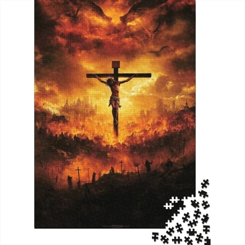 Puzzles 300 Teile Für Erwachsene Cross 300-teiliges Puzzle Lernspiele Heimdekorationspuzzle 300pcs (40x28cm) von KHHKJBVCE