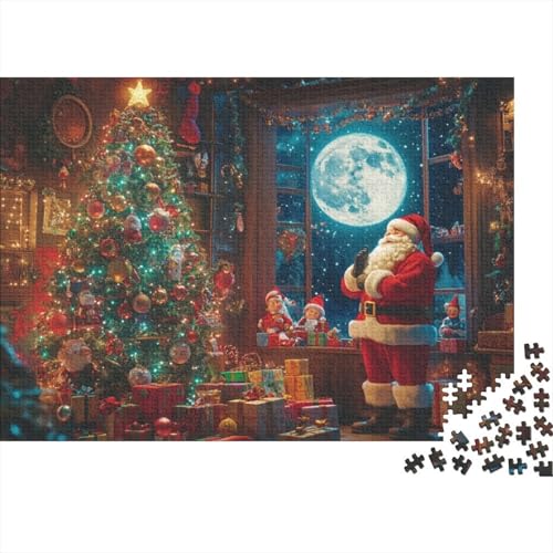 Puzzles 300 Teile Für Erwachsene Father Christmas 300-teiliges Puzzle Für Erwachsene, Lernspiele 300pcs (40x28cm) von KHHKJBVCE