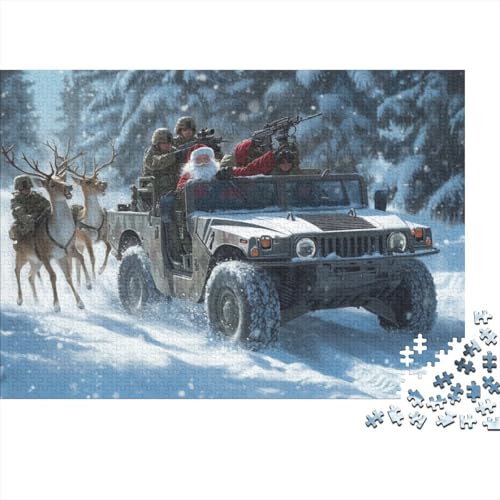 Puzzles 300 Teile Für Erwachsene Father Christmas 300-teiliges Puzzle Lernspiele Heimdekorationspuzzle 300pcs (40x28cm) von KHHKJBVCE