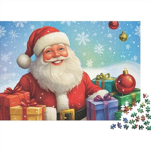 Puzzles 300 Teile Für Erwachsene Father Christmas 300-teiliges Puzzle. Spielzeug Zum Stressabbau 300pcs (40x28cm) von KHHKJBVCE