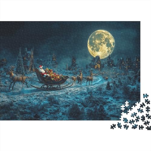 Puzzles 300 Teile Für Erwachsene Father Christmas 300-teiliges Puzzle. Spielzeug Zum Stressabbau 300pcs (40x28cm) von KHHKJBVCE