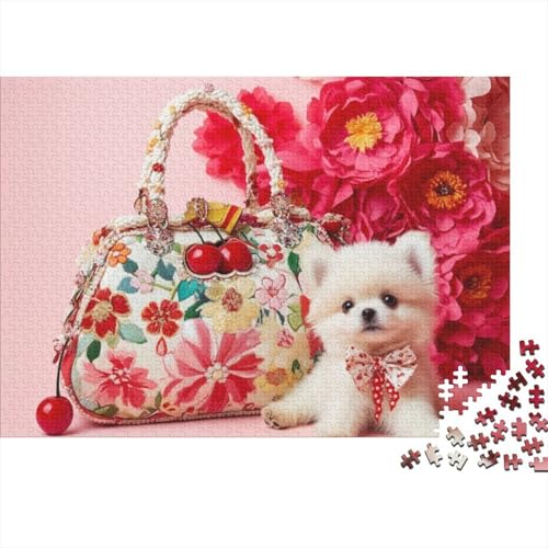 Puzzles 300 Teile Für Erwachsene Flowers and Puppies Puzzles 300 Teile Anspruchsvolle Puzzles Für Erwachsene 300pcs (40x28cm) von KHHKJBVCE