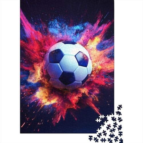 Puzzles 300 Teile Für Erwachsene Football Puzzle Mit 300 Teilen. Anspruchsvolles Spiel 300pcs (40x28cm) von KHHKJBVCE