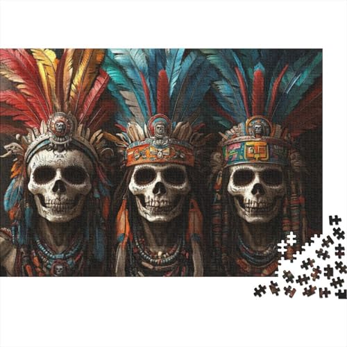 Puzzles 300 Teile Für Erwachsene Gothic Skeleton Puzzles 300 Teile Anspruchsvolle Puzzles Für Erwachsene 300pcs (40x28cm) von KHHKJBVCE