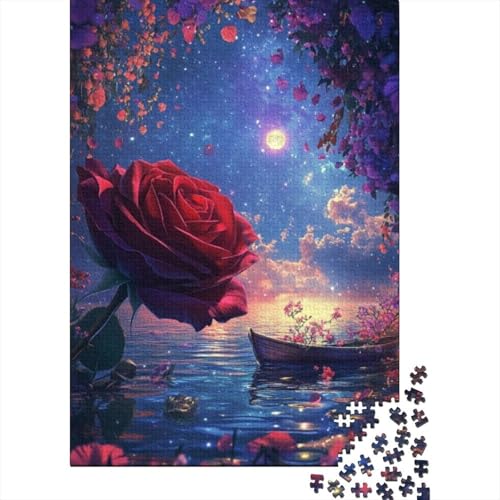 Puzzles 300 Teile Für Erwachsene Rose Boat 300-teilige Puzzles, Einzigartige Heimdekoration Und Geschenke 300pcs (40x28cm) von KHHKJBVCE