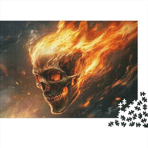 Puzzles 300 Teile Für Erwachsene Skull 300-teiliges Puzzle Für Erwachsene, Lernspiele 300pcs (40x28cm) von KHHKJBVCE