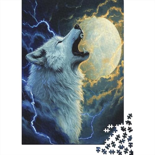 Puzzles 300 Teile Für Erwachsene Wolf 300-teiliges Puzzle Für Erwachsene, Lernspiele 300pcs (40x28cm) von KHHKJBVCE