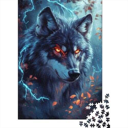 Puzzles 300 Teile Für Erwachsene Wolf 300-teiliges Puzzle Impossible Puzzle. 300pcs (40x28cm) von KHHKJBVCE