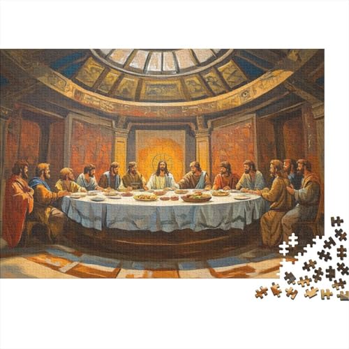 Puzzles 500 Teile Für Erwachsene Church Fresco 500-teiliges Puzzle Lernspiele Heimdekorationspuzzle 500pcs (52x38cm) von KHHKJBVCE