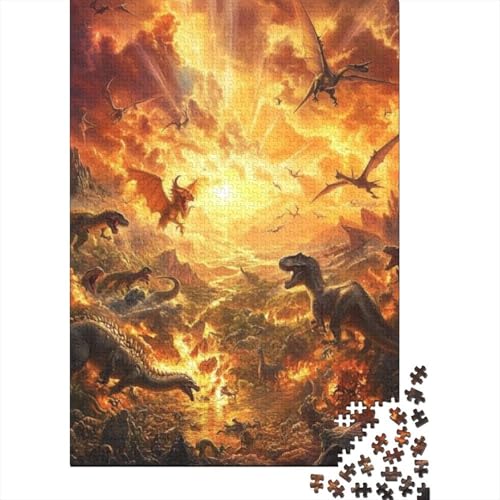 Puzzles 500 Teile Für Erwachsene Dinosaur 500-teiliges Puzzle Impossible Puzzle. 500pcs (52x38cm) von KHHKJBVCE