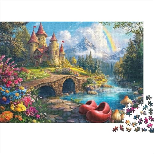 Puzzles 500 Teile Für Erwachsene Fairy Tale World Puzzles Mit 500 Teilen, Komplexe Puzzles Für Erwachsene 500pcs (52x38cm) von KHHKJBVCE