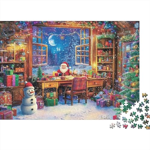 Puzzles 500 Teile Für Erwachsene Father Christmas 500-teilige Puzzles, Einzigartige Heimdekoration Und Geschenke 500pcs (52x38cm) von KHHKJBVCE