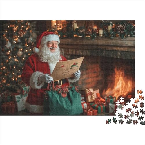 Puzzles 500 Teile Für Erwachsene Father Christmas 500-teilige Puzzles, Einzigartige Wohndekoration Und Geschenke 500pcs (52x38cm) von KHHKJBVCE