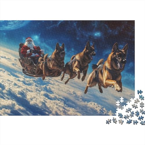 Puzzles 500 Teile Für Erwachsene Father Christmas 500-teiliges Puzzle. Spielzeug Zum Stressabbau 500pcs (52x38cm) von KHHKJBVCE