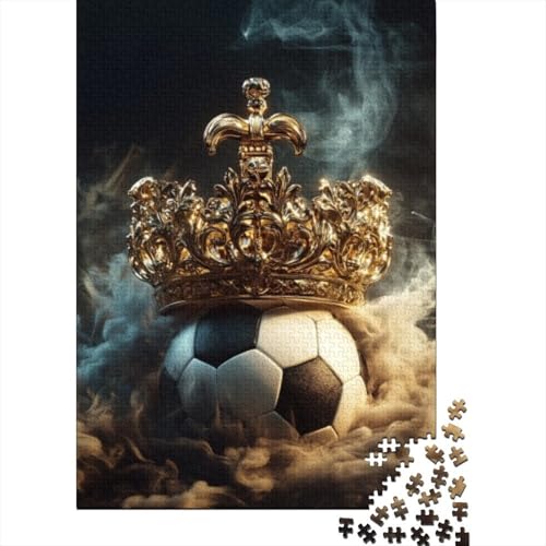 Puzzles 500 Teile Für Erwachsene Football 500-teiliges Puzzle. Anspruchsvolles Spiel 500pcs (52x38cm) von KHHKJBVCE