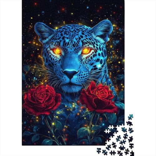 Puzzles 500 Teile Für Erwachsene Rose Leopard 500-teilige Puzzles Für Erwachsene 500pcs (52x38cm) von KHHKJBVCE