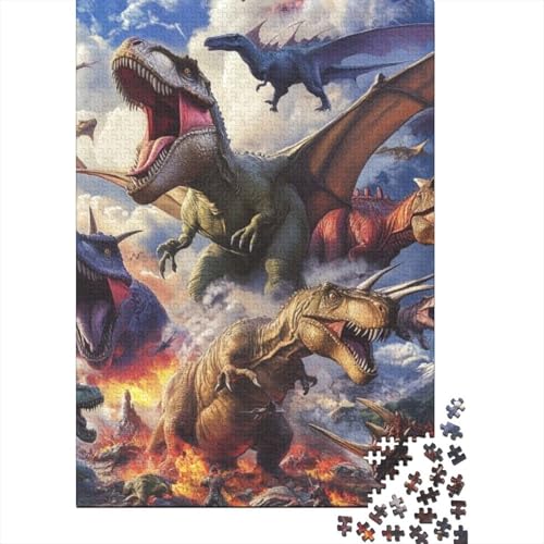 Puzzles Für Erwachsene 1000 Teile Dinosaur 1000-teilige Puzzles, Herausfordernde Puzzles Für Erwachsene 1000pcs (75x50cm) von KHHKJBVCE