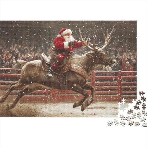 Puzzles Für Erwachsene 1000 Teile Father Christmas Puzzle 1000 Teile Lernspiele Für Erwachsene 1000pcs (75x50cm) von KHHKJBVCE