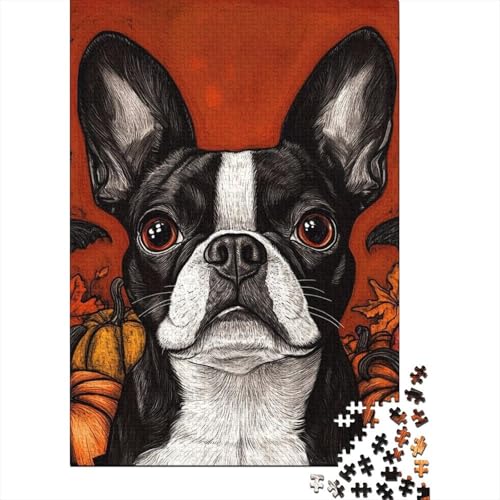 Puzzles Für Erwachsene 1000 Teile French Bulldog Puzzle 1000 Teile Lernspiele Für Erwachsene 1000pcs (75x50cm) von KHHKJBVCE