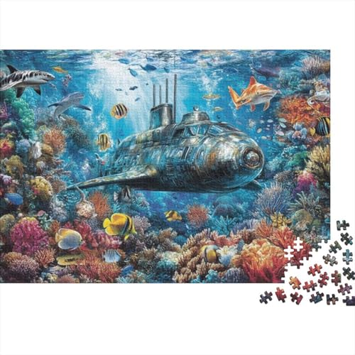 Puzzles Für Erwachsene 1000 Teile Ocean Submersible 1000-teiliges Puzzle Für Erwachsene, Lernspiele 1000pcs (75x50cm) von KHHKJBVCE