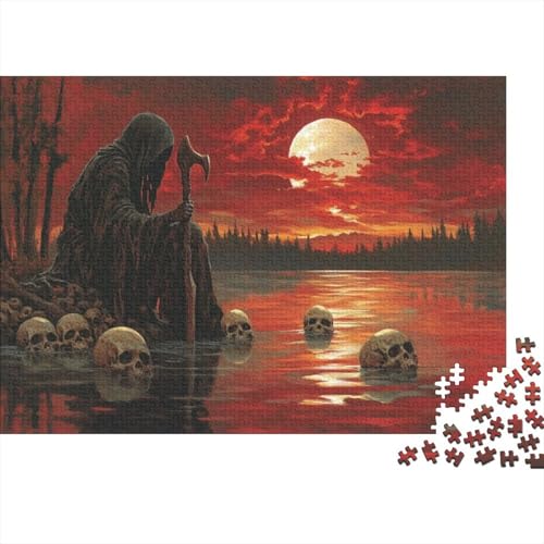 Puzzles Für Erwachsene 1000 Teile Skeleton Puzzle 1000 Teile Impossible Puzzle 1000pcs (75x50cm) von KHHKJBVCE