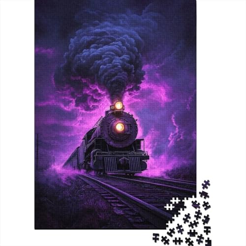 Puzzles Für Erwachsene 1000 Teile Steam Train Puzzle 1000 Teile Lernspiele Für Erwachsene 1000pcs (75x50cm) von KHHKJBVCE