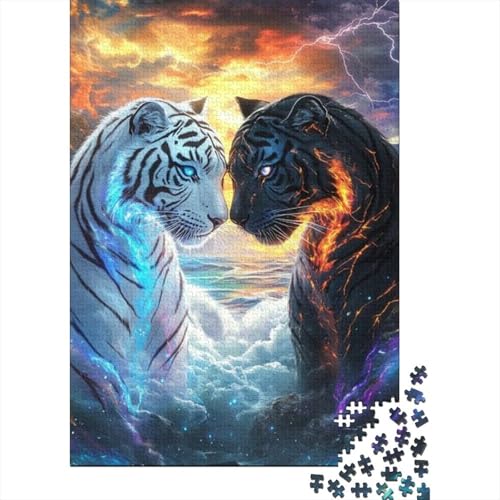 Puzzles Für Erwachsene 1000 Teile Tiger 1000-teilige Puzzles, Lernspiele Für Erwachsene 1000pcs (75x50cm) von KHHKJBVCE