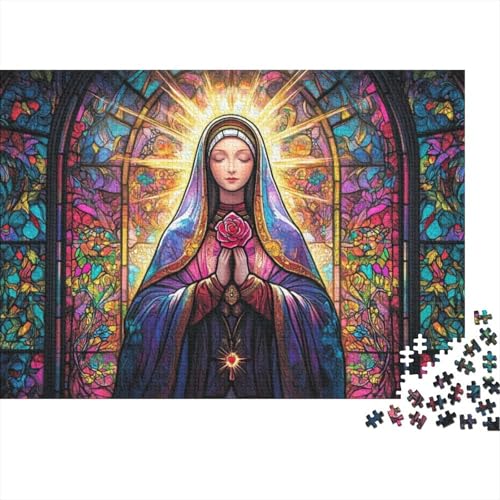 Puzzles Für Erwachsene 300 Church Fresco Puzzle 300 Teile Stressabbauende Puzzles 300pcs (40x28cm) von KHHKJBVCE