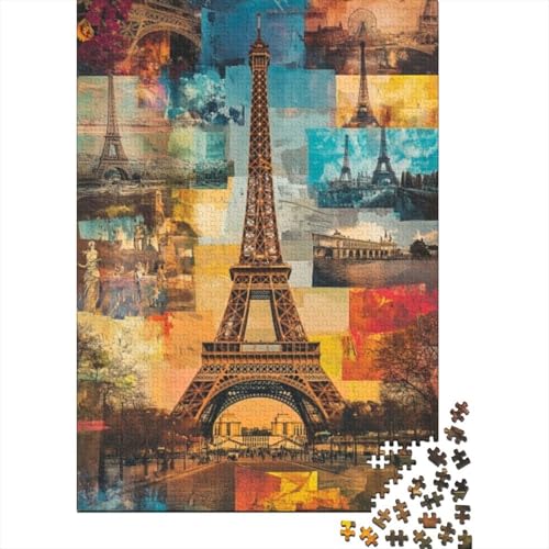 Puzzles Für Erwachsene 300 Eiffel Tower Puzzle 300 Teile Stressabbauende Puzzles 300pcs (40x28cm) von KHHKJBVCE