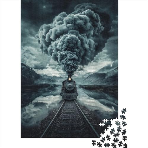 Puzzles Für Erwachsene 300 Puzzles Steam Train 300-teilige Puzzles Für Erwachsene 300pcs (40x28cm) von KHHKJBVCE