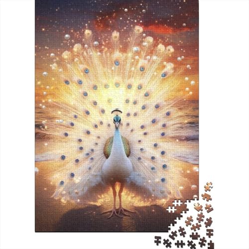 Puzzles Für Erwachsene 300 Teile Beautiful Peacock Puzzles 300 Teile Impossible Puzzle 300pcs (40x28cm) von KHHKJBVCE