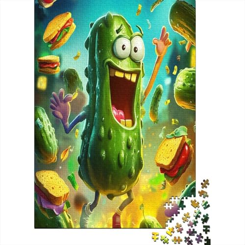 Puzzles Für Erwachsene 300 Teile Cartoon Cucumber 300-teilige Puzzles, Herausfordernde Puzzles Für Erwachsene 300pcs (40x28cm) von KHHKJBVCE