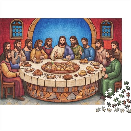 Puzzles Für Erwachsene 300 Teile Church Fresco 300-teilige Puzzles, Lernspiele Für Erwachsene 300pcs (40x28cm) von KHHKJBVCE