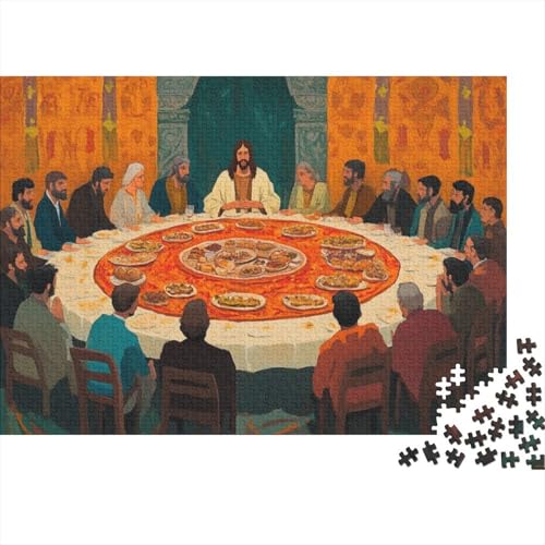 Puzzles Für Erwachsene 300 Teile Church Fresco Puzzle 300 Teile Anspruchsvolles Spiel 300pcs (40x28cm) von KHHKJBVCE