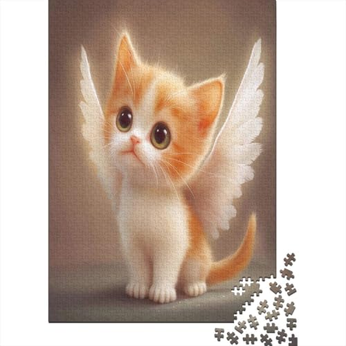 Puzzles Für Erwachsene 300 Teile Cute Kitten Puzzle 300 Teile Lernspiele Für Erwachsene 300pcs (40x28cm) von KHHKJBVCE