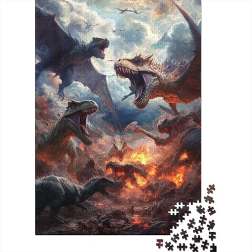 Puzzles Für Erwachsene 300 Teile Dinosaur 300-teilige Puzzles, Lernspiele Für Erwachsene 300pcs (40x28cm) von KHHKJBVCE