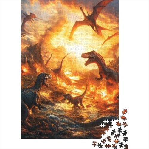 Puzzles Für Erwachsene 300 Teile Dinosaur 300-teilige Puzzles, Lernspiele Für Erwachsene 300pcs (40x28cm) von KHHKJBVCE