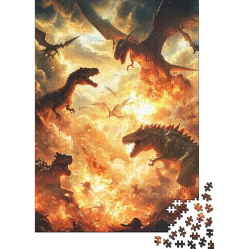 Puzzles Für Erwachsene 300 Teile Dinosaur 300-teiliges Puzzle Für Erwachsene, Lernspiele 300pcs (40x28cm) von KHHKJBVCE