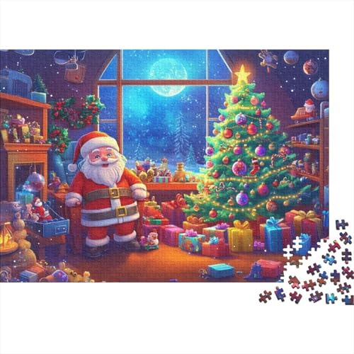 Puzzles Für Erwachsene 300 Teile Father Christmas 300-teilige Puzzles, Familienpuzzlespielzeug 300pcs (40x28cm) von KHHKJBVCE