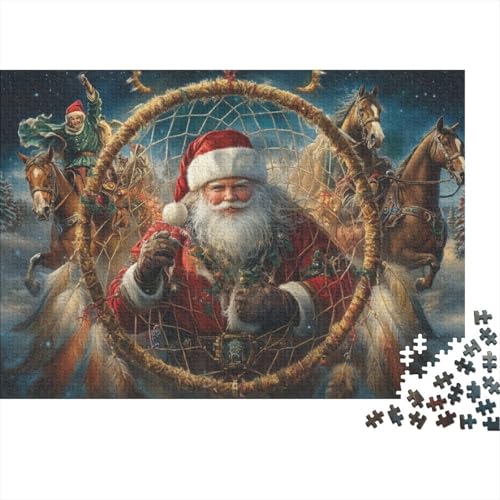 Puzzles Für Erwachsene 300 Teile Father Christmas Puzzle 300 Teile Lernspiele Für Erwachsene 300pcs (40x28cm) von KHHKJBVCE