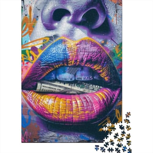 Puzzles Für Erwachsene 300 Teile Graffiti Art 300-teiliges Puzzle, Herausfordernde Puzzles Für Erwachsene 300pcs (40x28cm) von KHHKJBVCE