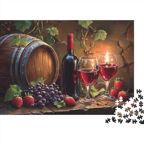 Puzzles Für Erwachsene 300 Teile Grape Theme 300-teiliges Puzzle Für Erwachsene, Lernspiele 300pcs (40x28cm) von KHHKJBVCE